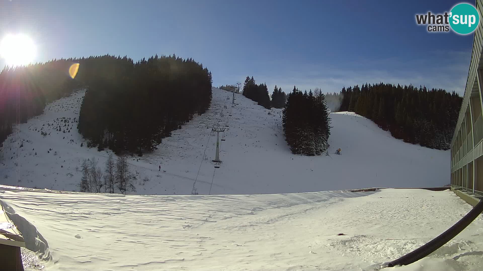 GOLTE Skigebiet webcam – Schöne Aussicht auf Medvedjak – Slowenien