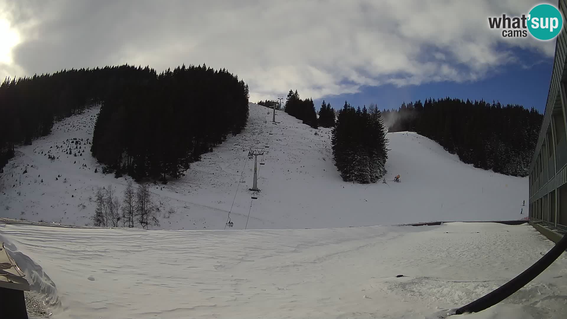 Webcam en direct de la station de ski de GOLTE – vue sur Medvedjak – Slovénie