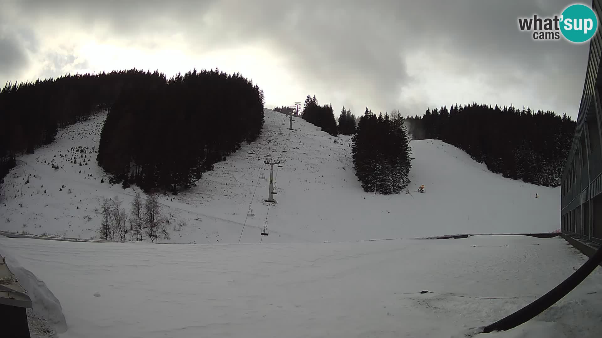 Webcam en direct de la station de ski de GOLTE – vue sur Medvedjak – Slovénie