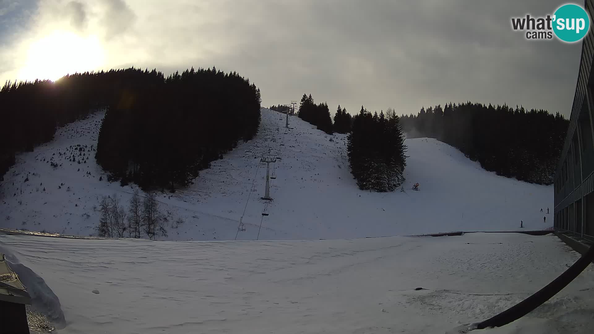 Webcam en direct de la station de ski de GOLTE – vue sur Medvedjak – Slovénie