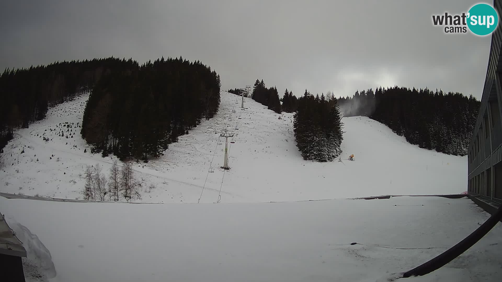 Webcam en direct de la station de ski de GOLTE – vue sur Medvedjak – Slovénie