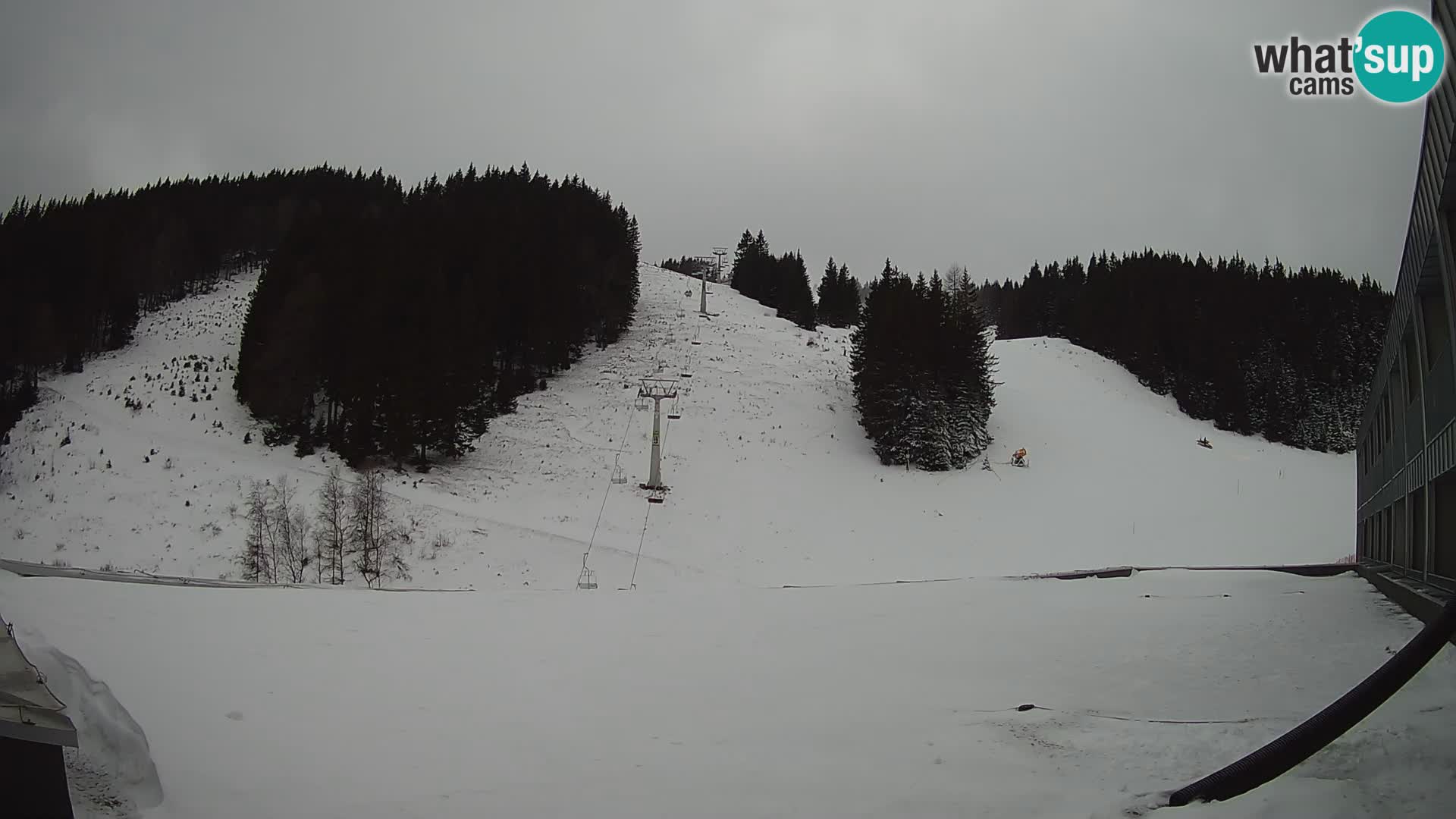 GOLTE Ski resort live webcam – view to Medvedjak – Slovenia