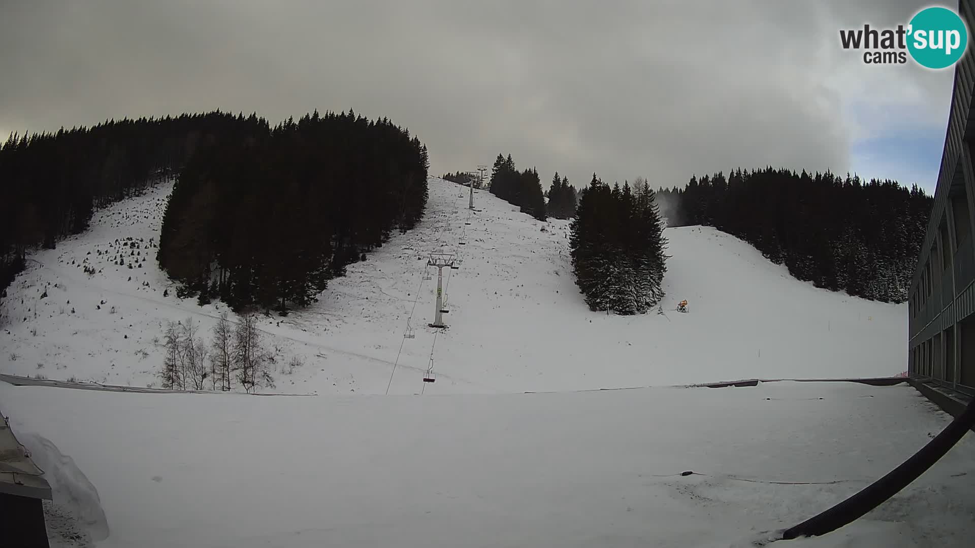 GOLTE Ski resort live webcam – view to Medvedjak – Slovenia