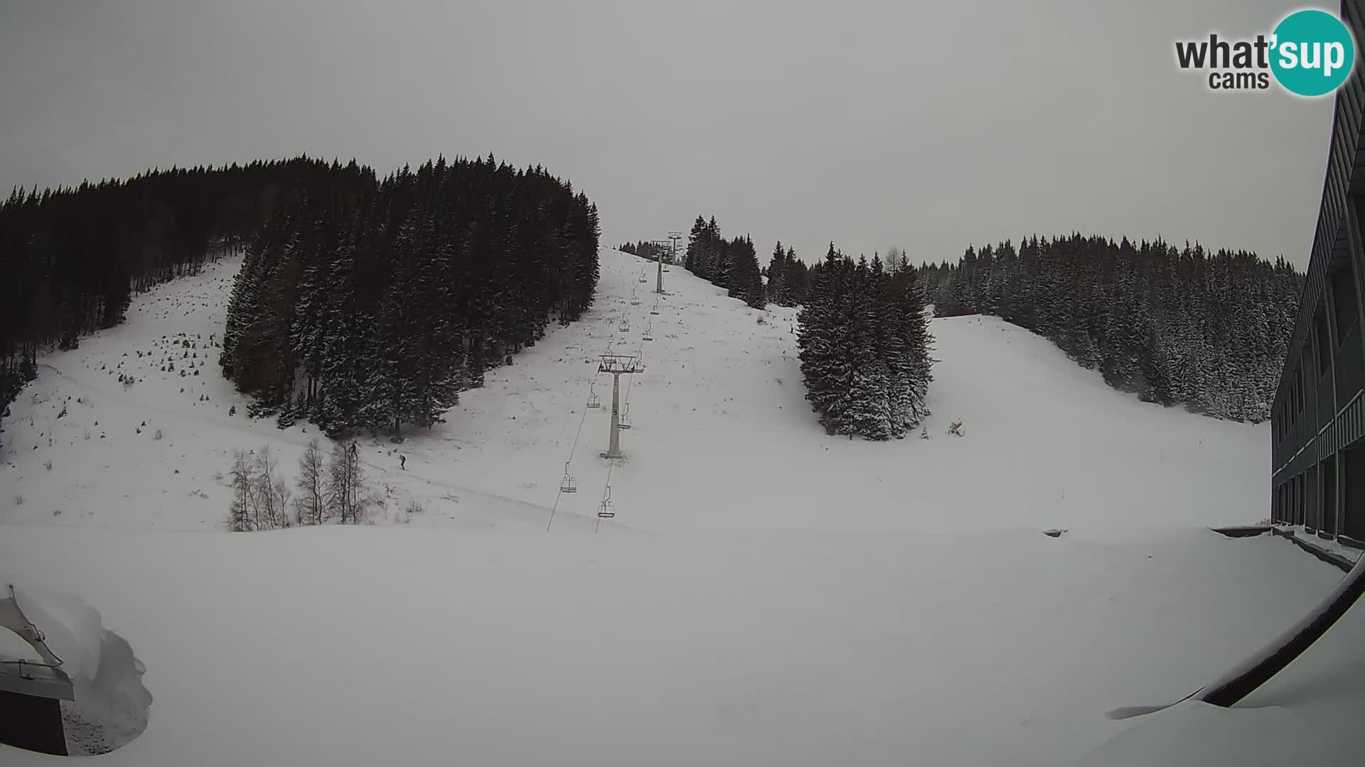 GOLTE Ski resort live webcam – view to Medvedjak – Slovenia