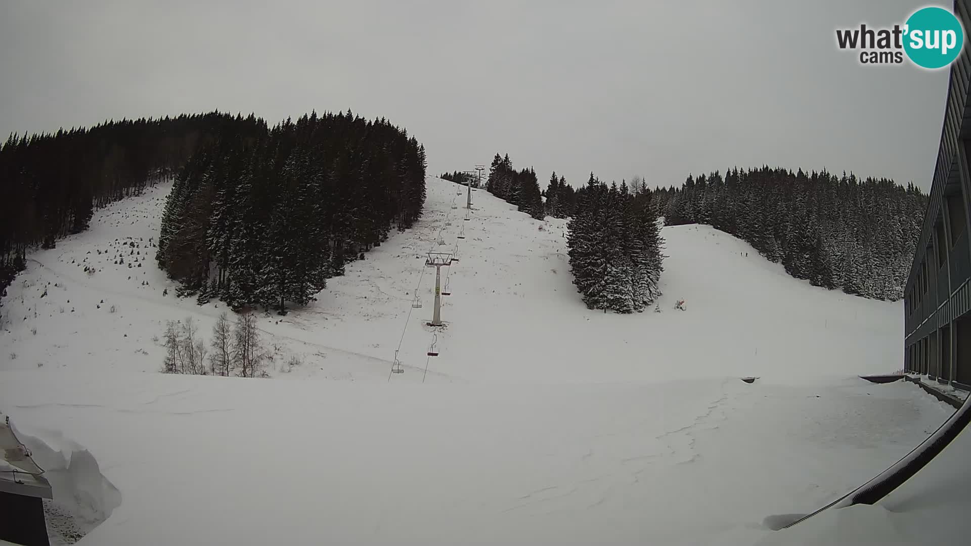 GOLTE Skigebiet webcam – Schöne Aussicht auf Medvedjak – Slowenien