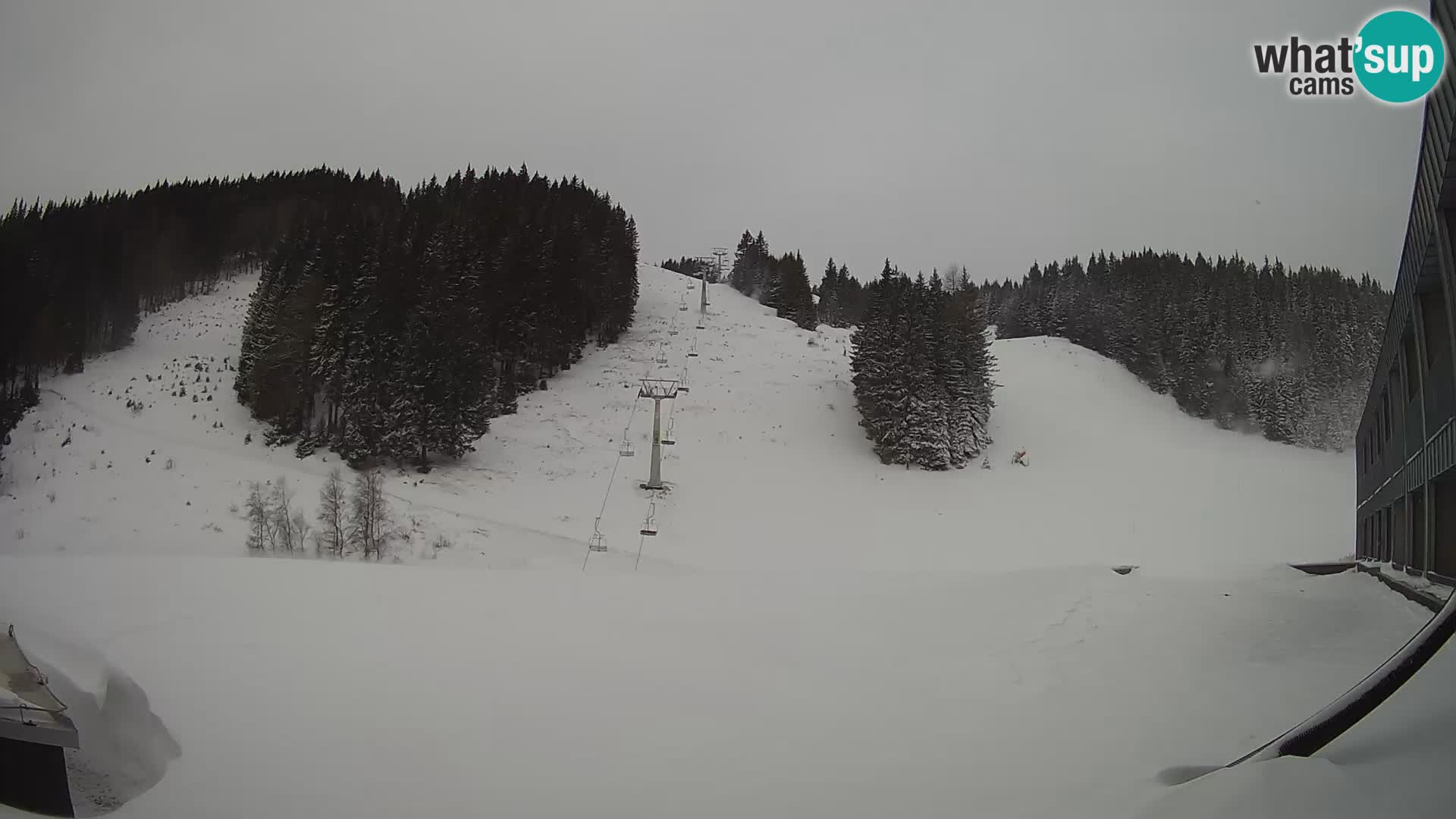 GOLTE Ski resort live webcam – view to Medvedjak – Slovenia