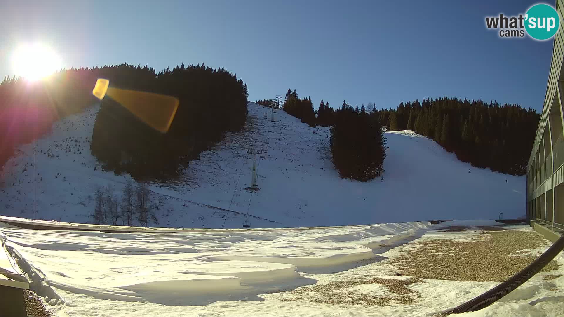 GOLTE Skigebiet webcam – Schöne Aussicht auf Medvedjak – Slowenien