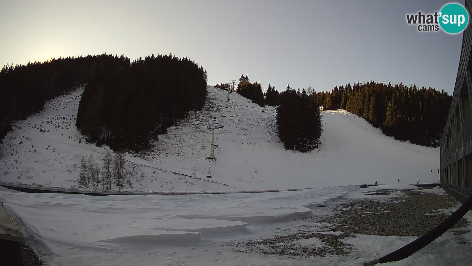 GOLTE Ski resort live webcam – view to Medvedjak – Slovenia