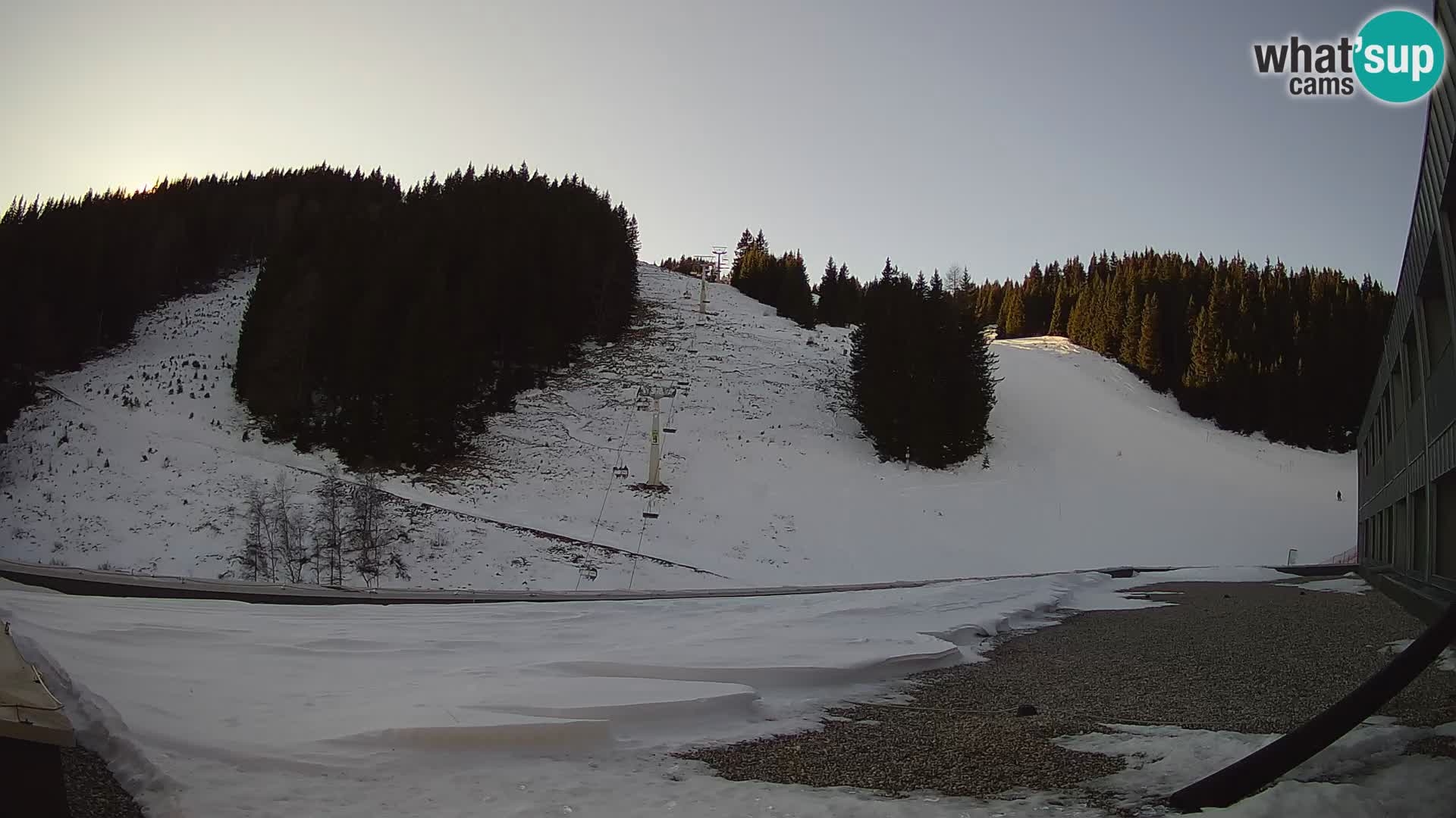 GOLTE Ski resort live webcam – view to Medvedjak – Slovenia