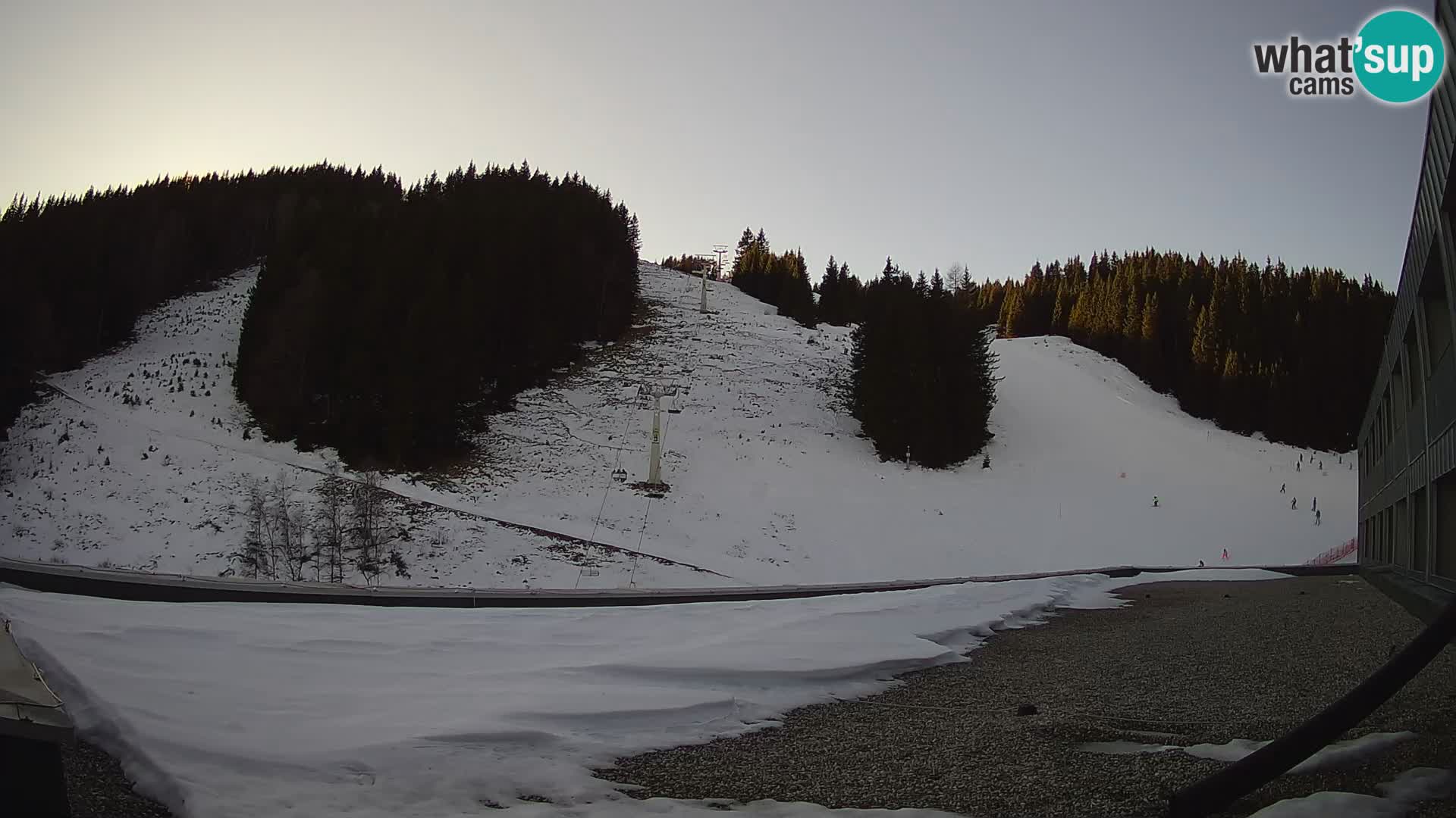 Webcam en direct de la station de ski de GOLTE – vue sur Medvedjak – Slovénie