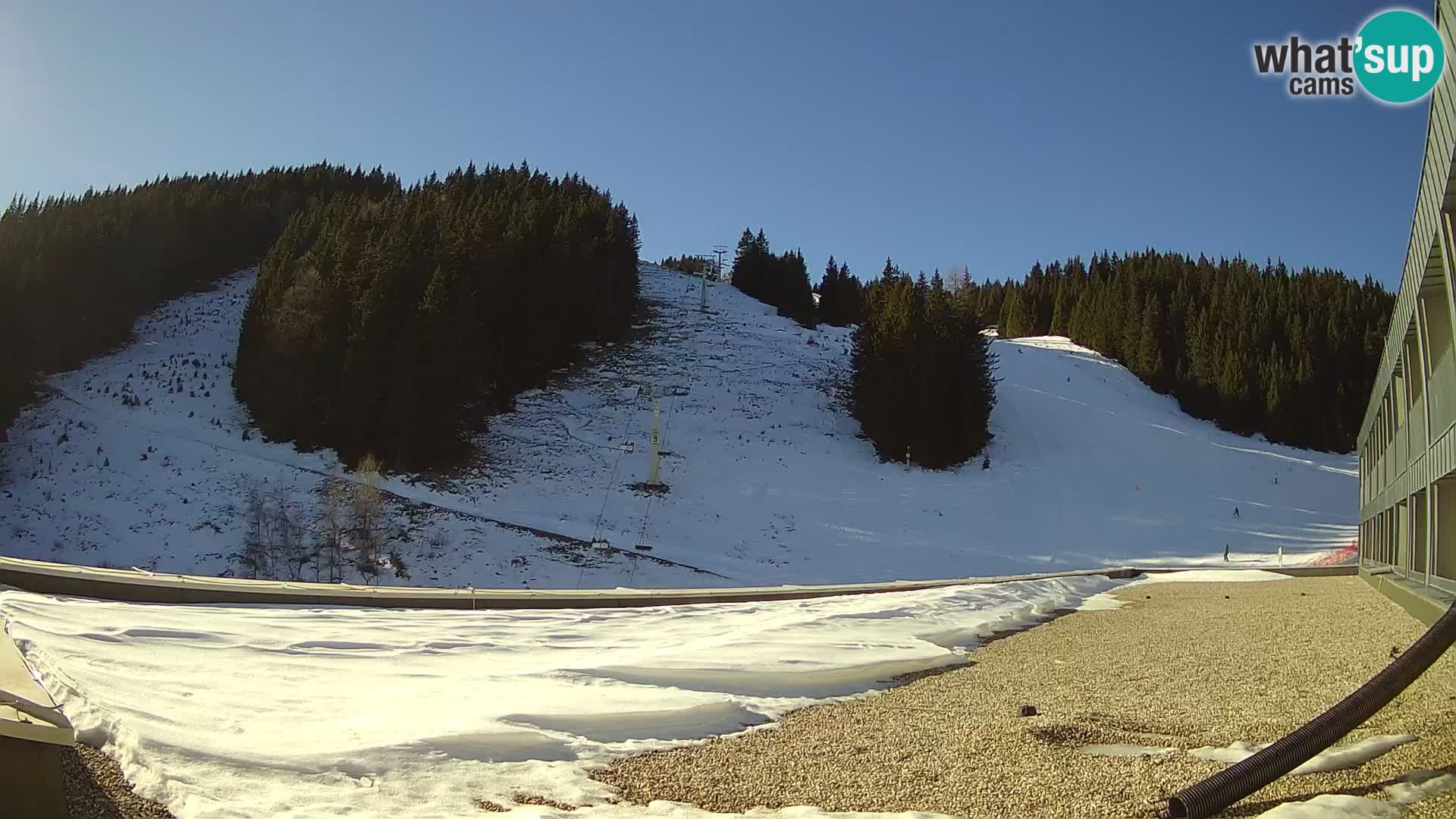 GOLTE Skigebiet webcam – Schöne Aussicht auf Medvedjak – Slowenien