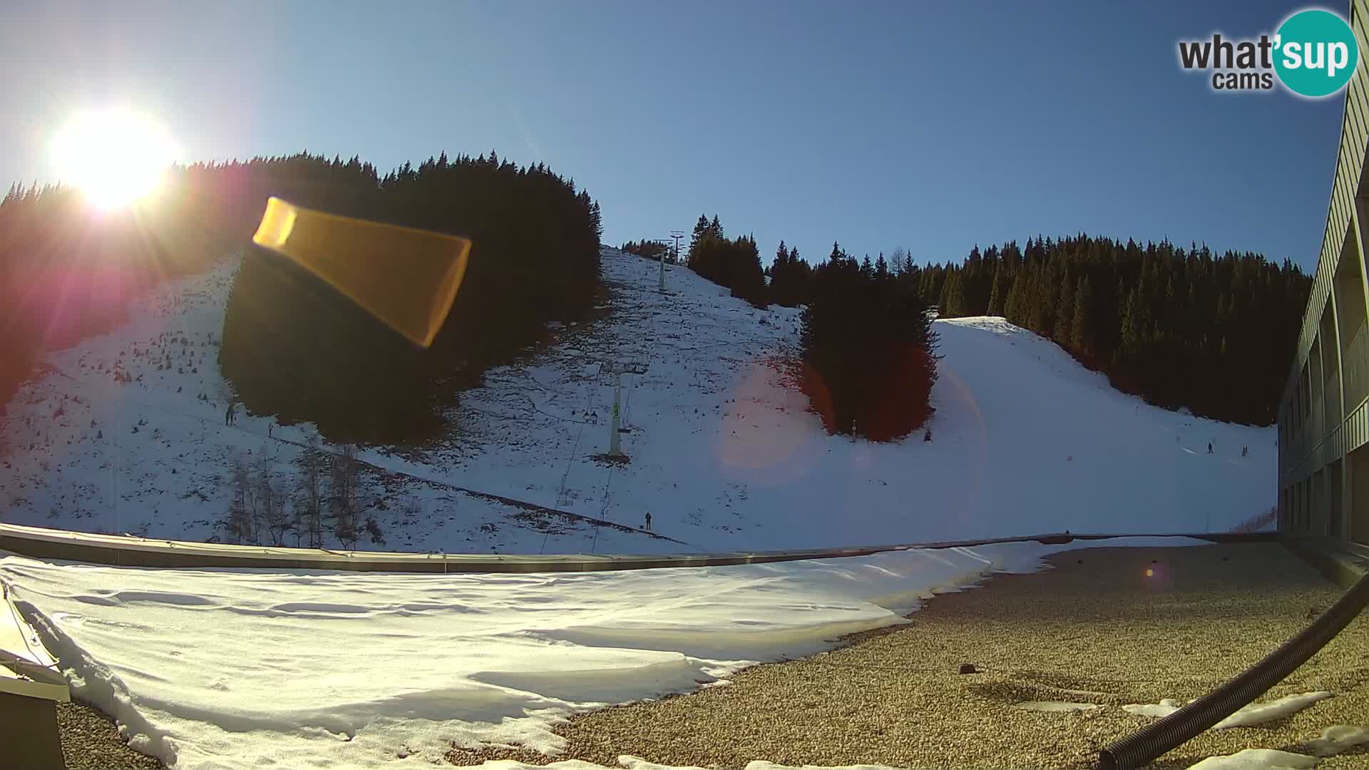 Webcam en direct de la station de ski de GOLTE – vue sur Medvedjak – Slovénie