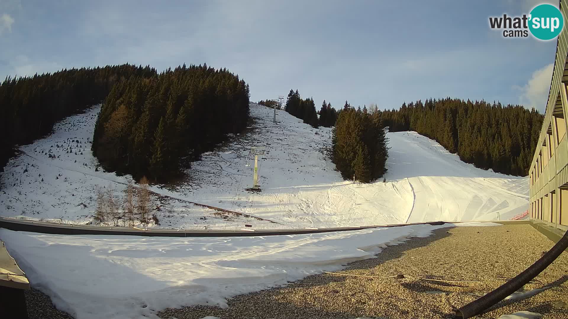 GOLTE Skigebiet webcam – Schöne Aussicht auf Medvedjak – Slowenien