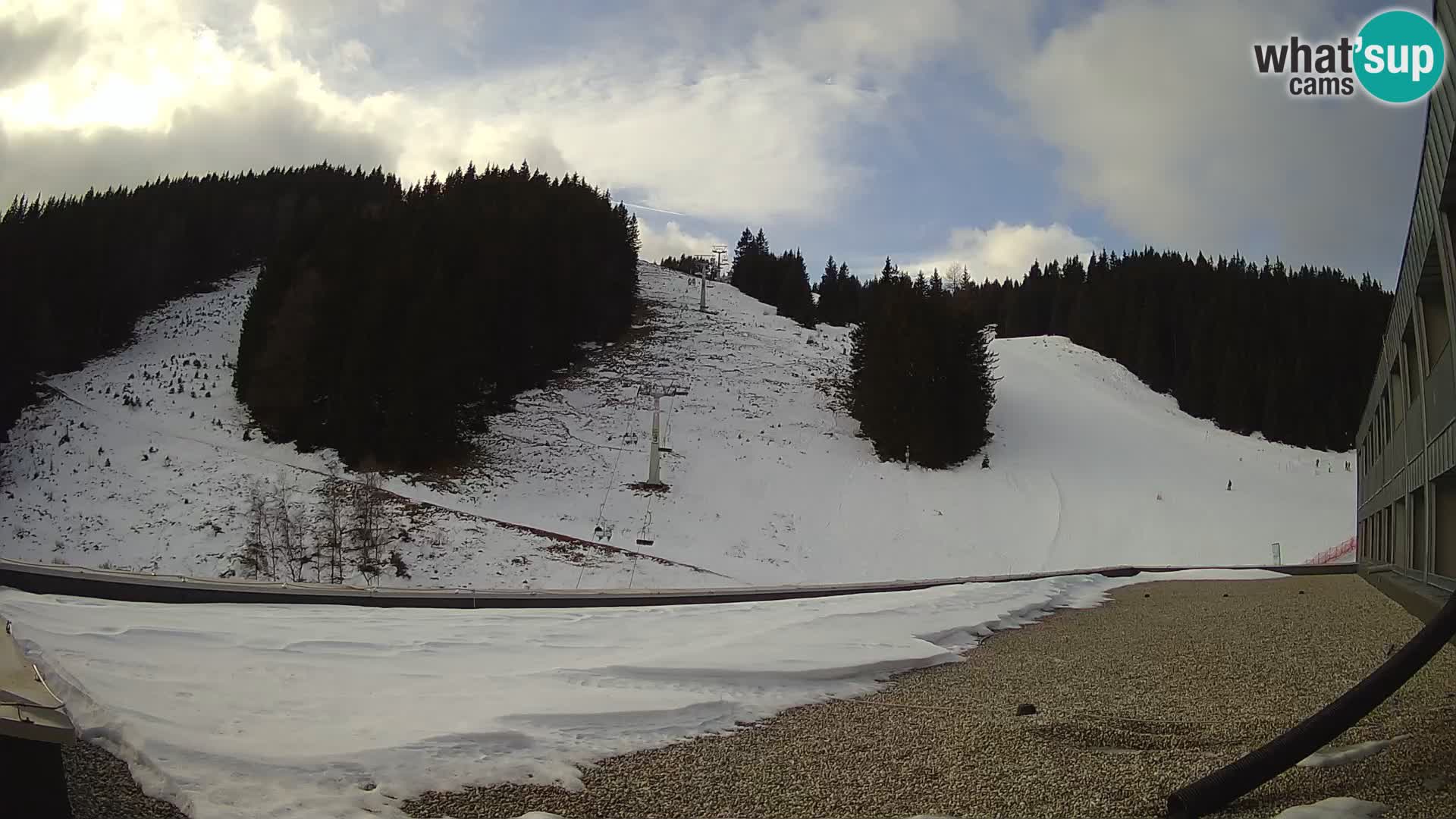 Webcam en direct de la station de ski de GOLTE – vue sur Medvedjak – Slovénie