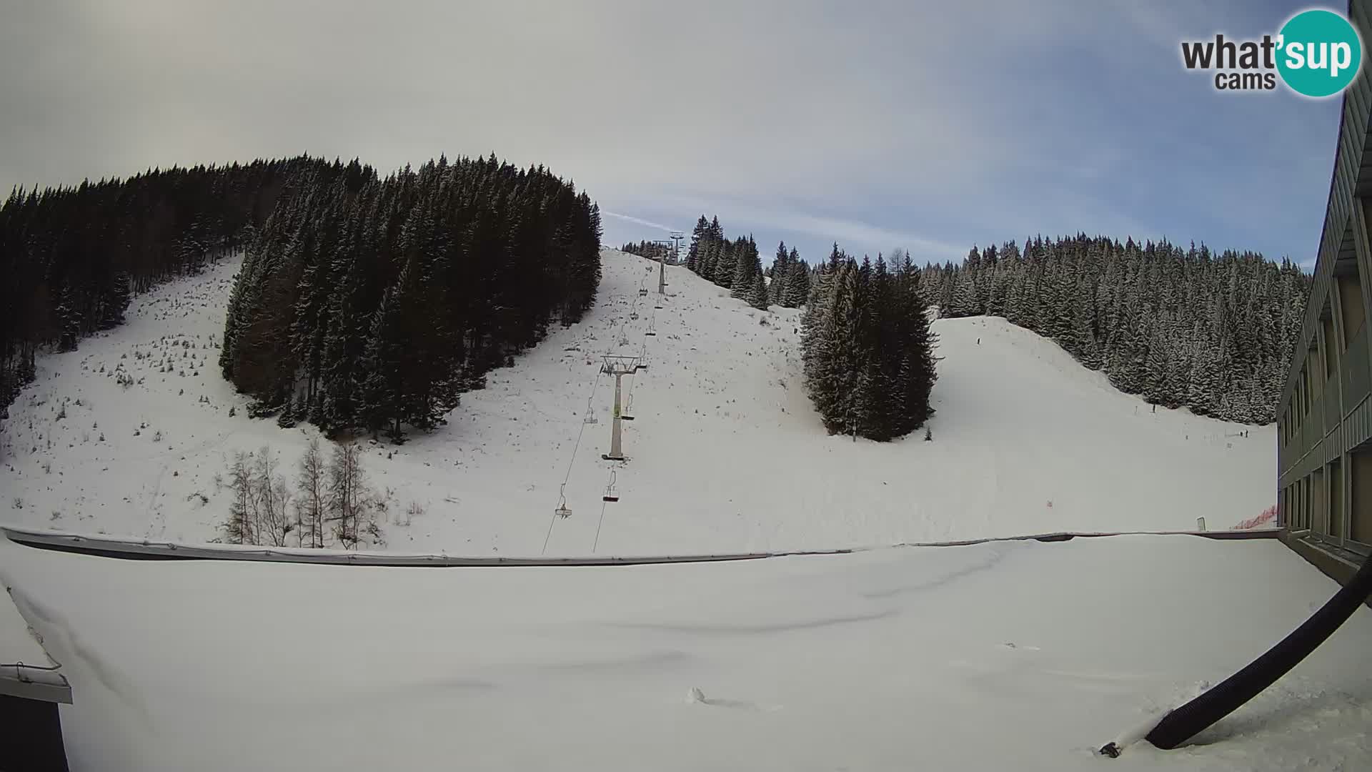 GOLTE Ski resort live webcam – view to Medvedjak – Slovenia