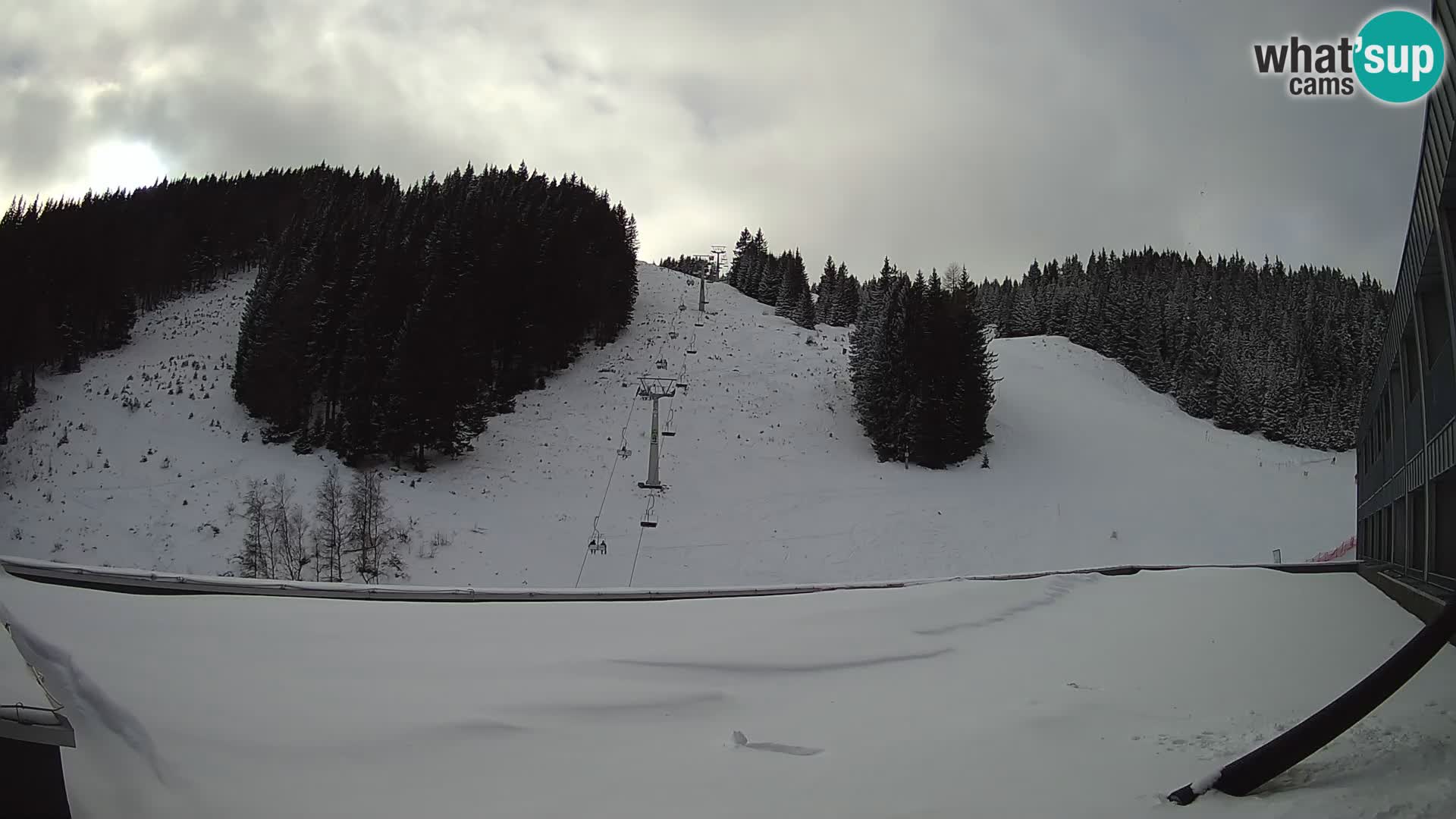 Webcam en direct de la station de ski de GOLTE – vue sur Medvedjak – Slovénie