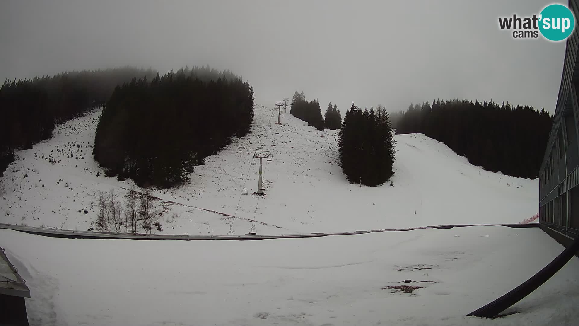 Webcam en direct de la station de ski de GOLTE – vue sur Medvedjak – Slovénie