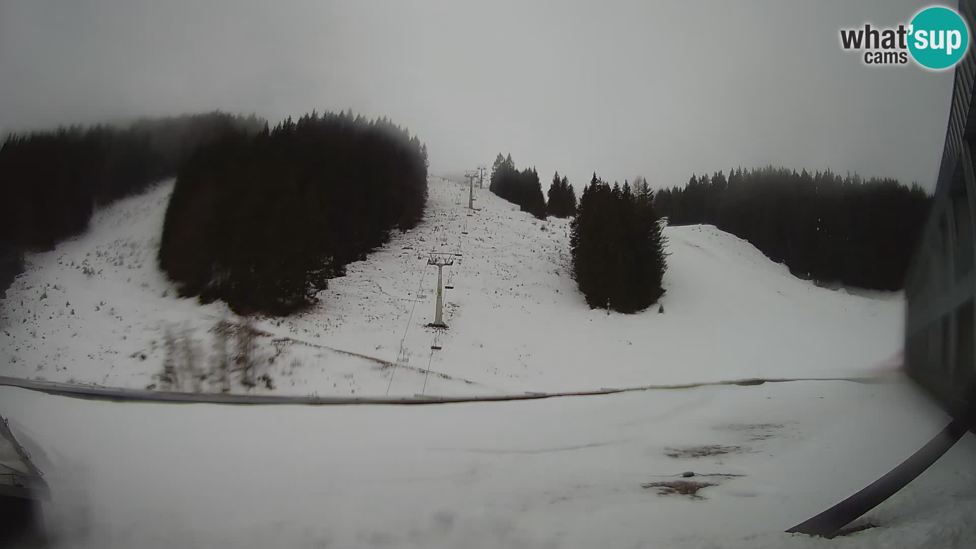 Webcam en direct de la station de ski de GOLTE – vue sur Medvedjak – Slovénie