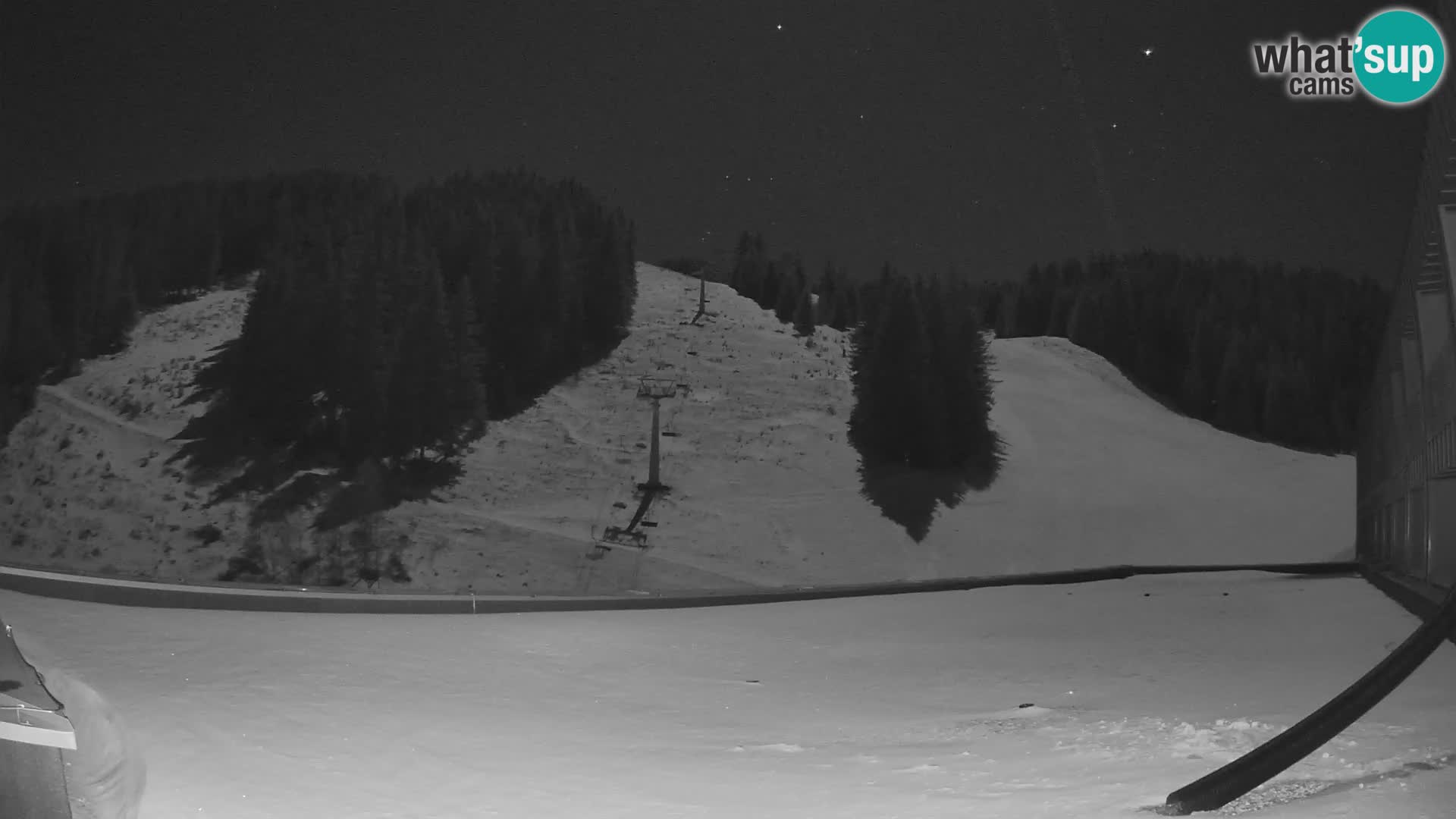 Cámara web en vivo de la estación de esquí GOLTE – vista a Medvedjak – Eslovenia