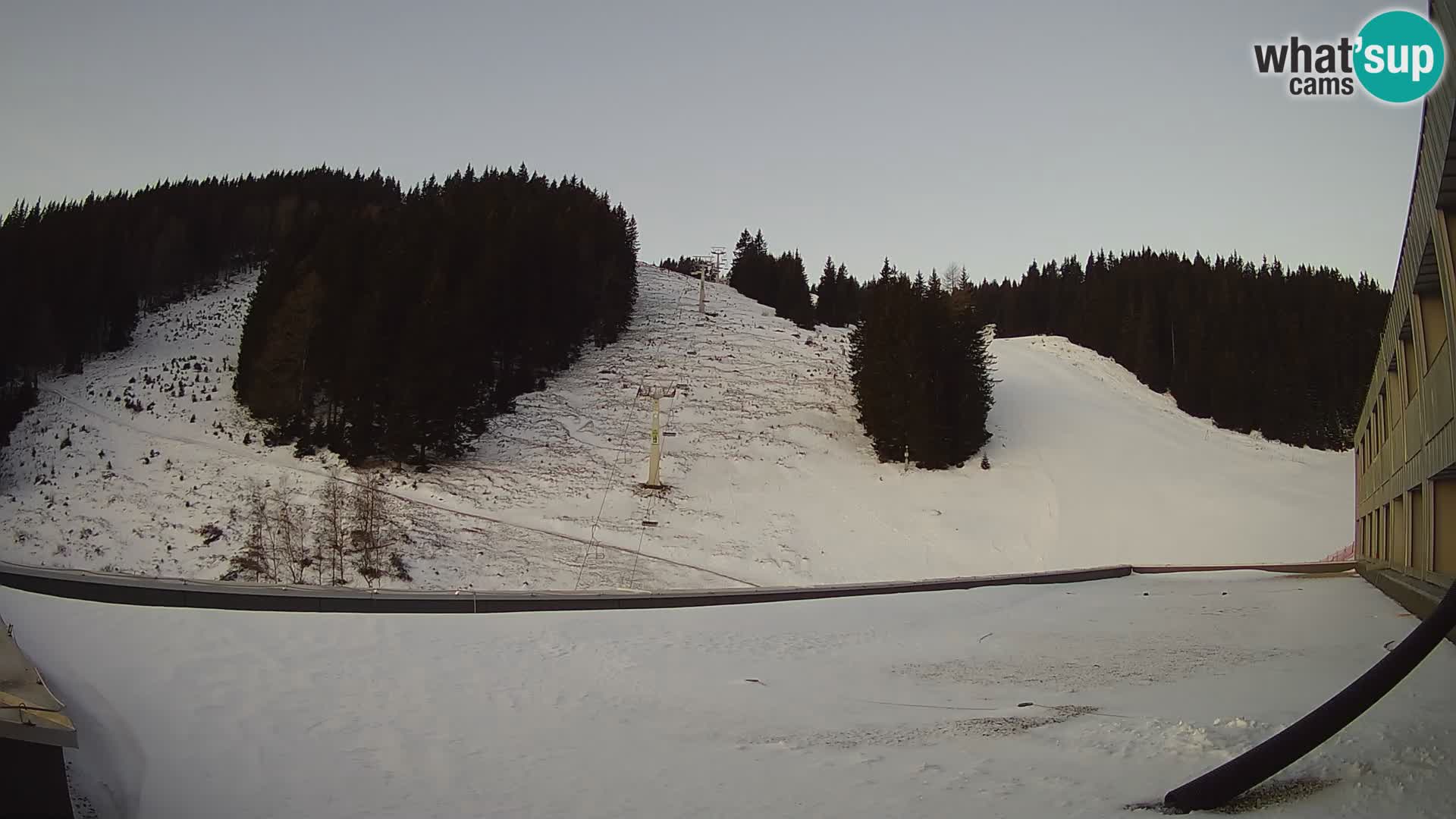 GOLTE Skigebiet webcam – Schöne Aussicht auf Medvedjak – Slowenien