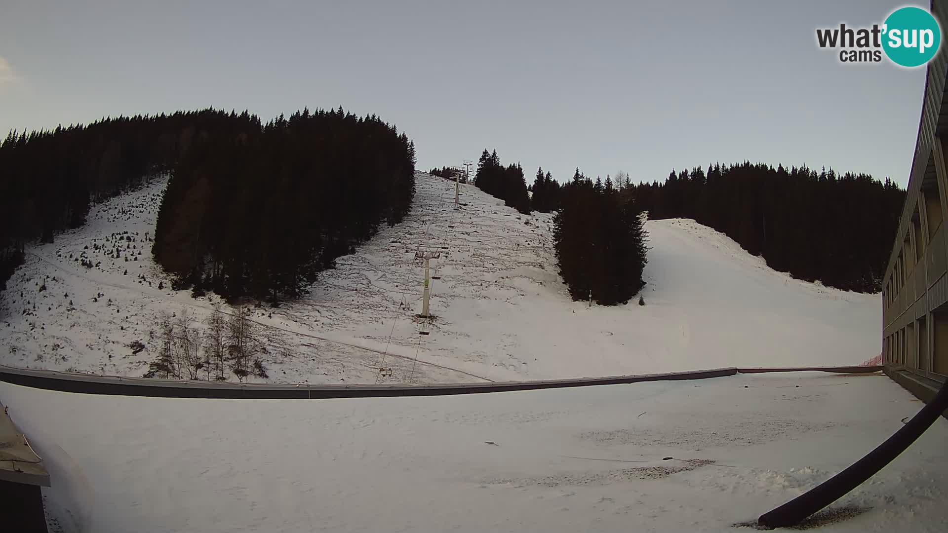 Webcam en direct de la station de ski de GOLTE – vue sur Medvedjak – Slovénie