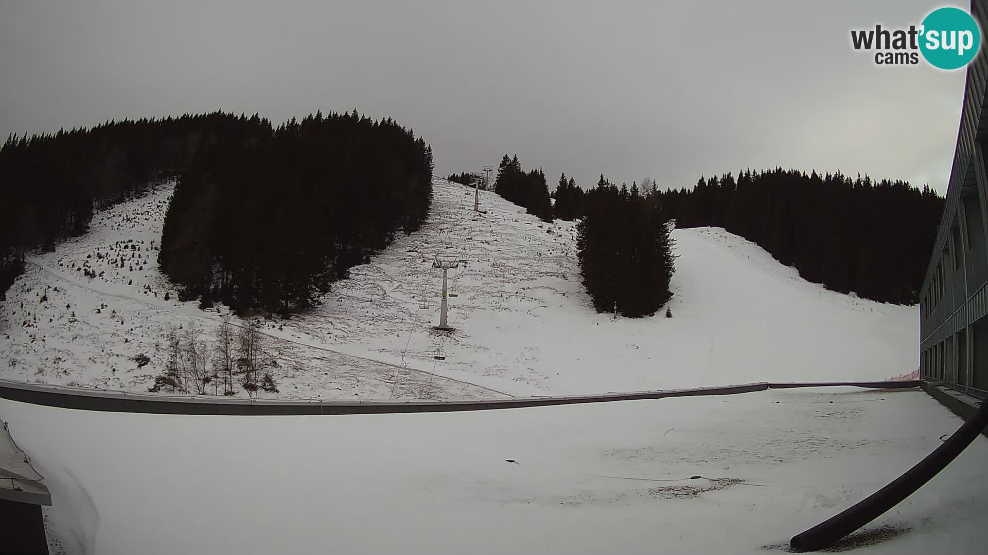 GOLTE Ski resort live webcam – view to Medvedjak – Slovenia