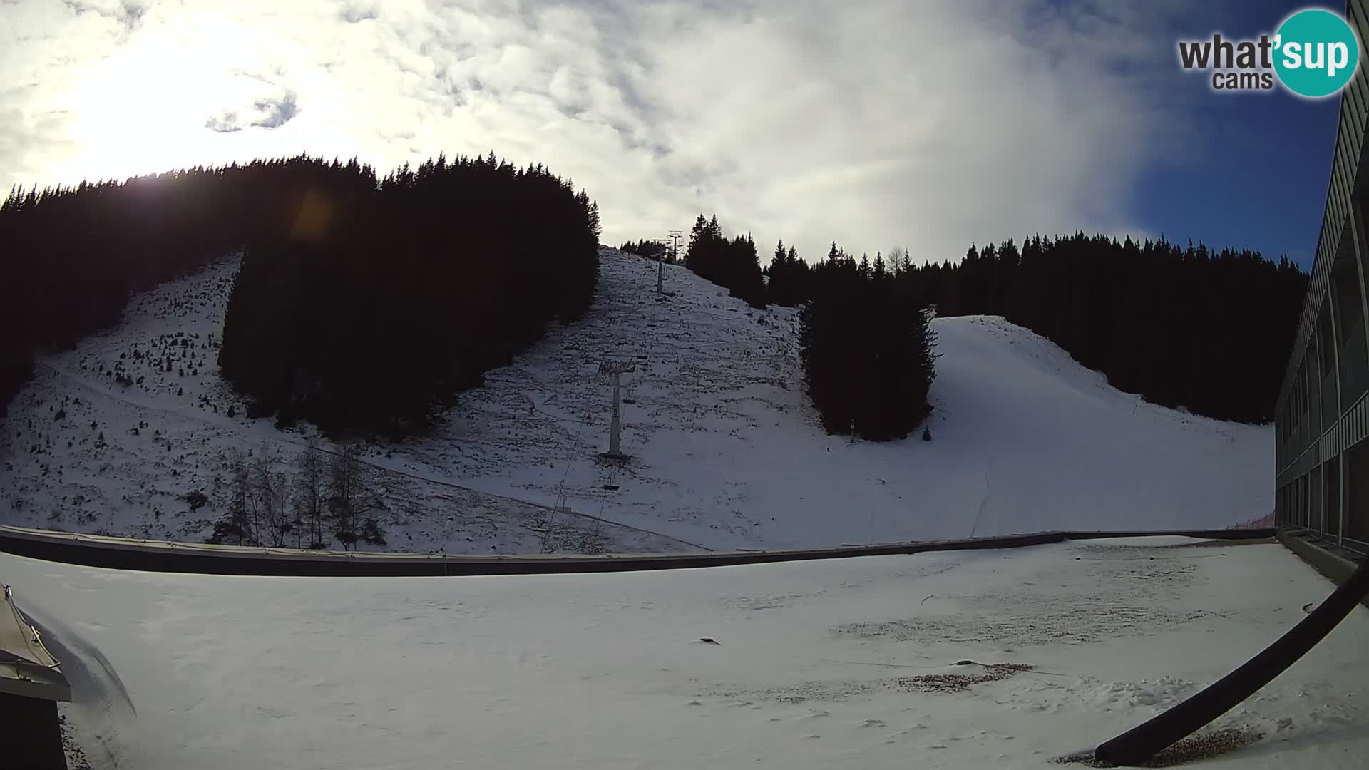 GOLTE Ski resort live webcam – view to Medvedjak – Slovenia