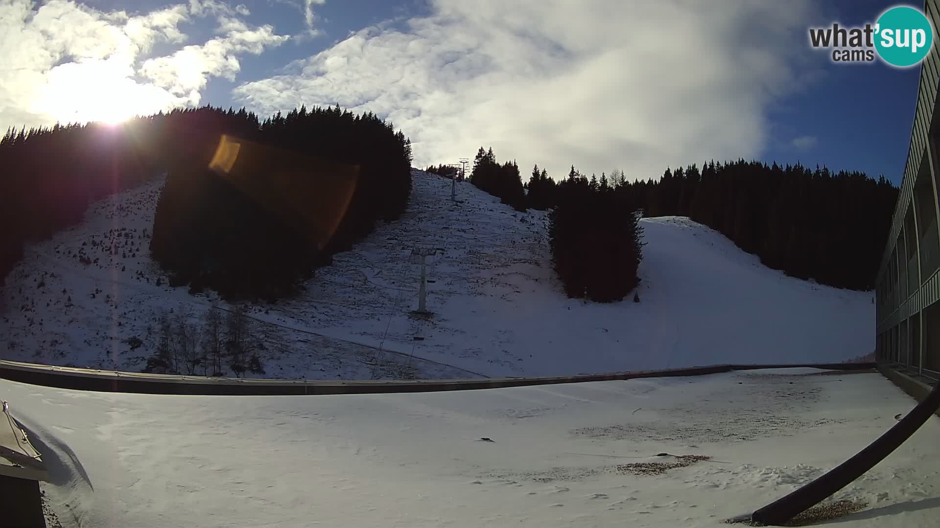 Webcam en direct de la station de ski de GOLTE – vue sur Medvedjak – Slovénie