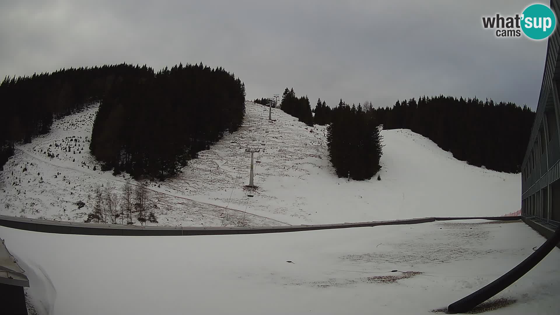 GOLTE Ski resort live webcam – view to Medvedjak – Slovenia