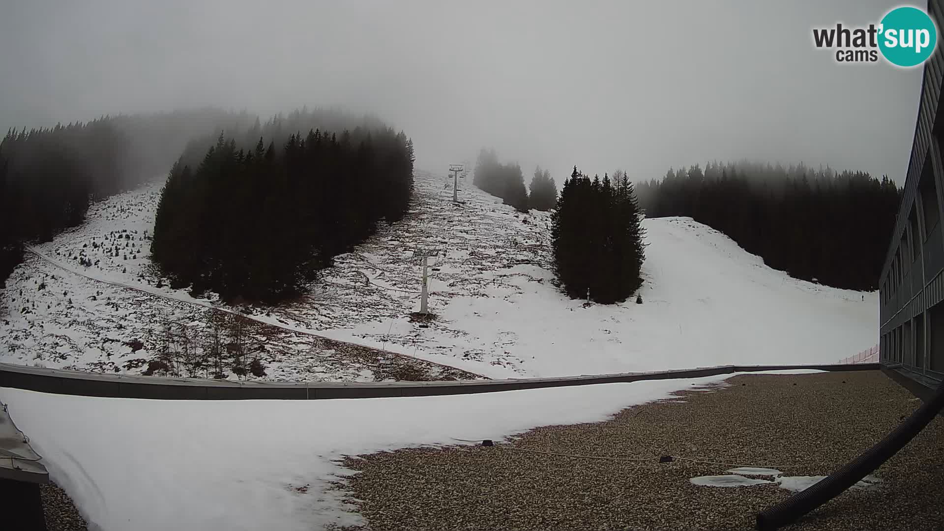 Webcam en direct de la station de ski de GOLTE – vue sur Medvedjak – Slovénie