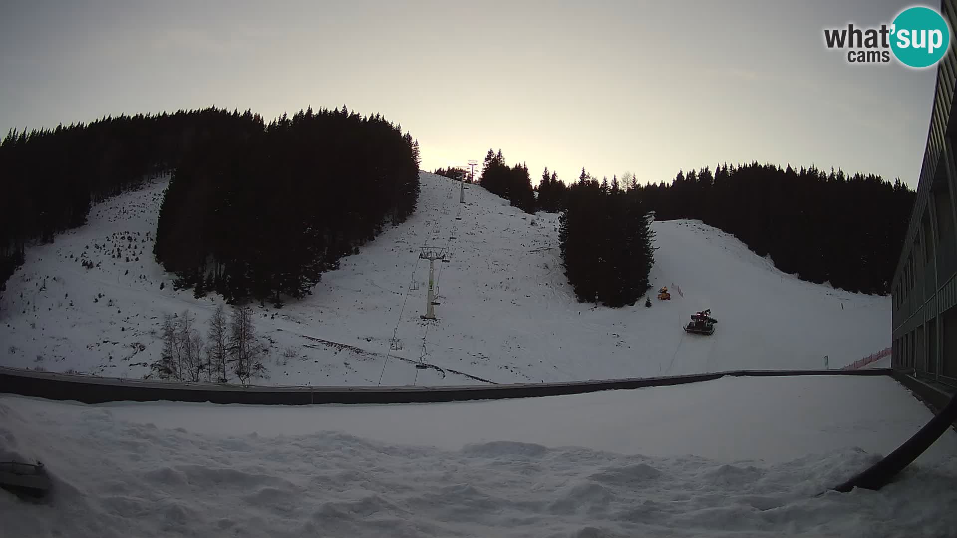 GOLTE Ski resort live webcam – view to Medvedjak – Slovenia