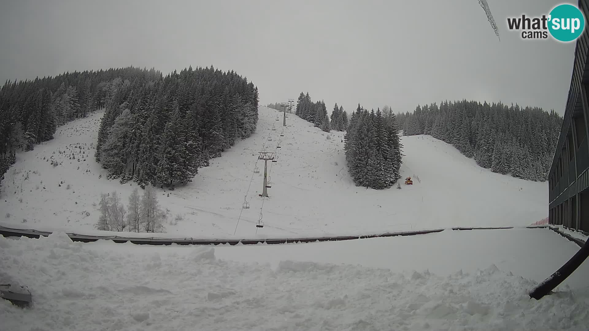 Webcam en direct de la station de ski de GOLTE – vue sur Medvedjak – Slovénie