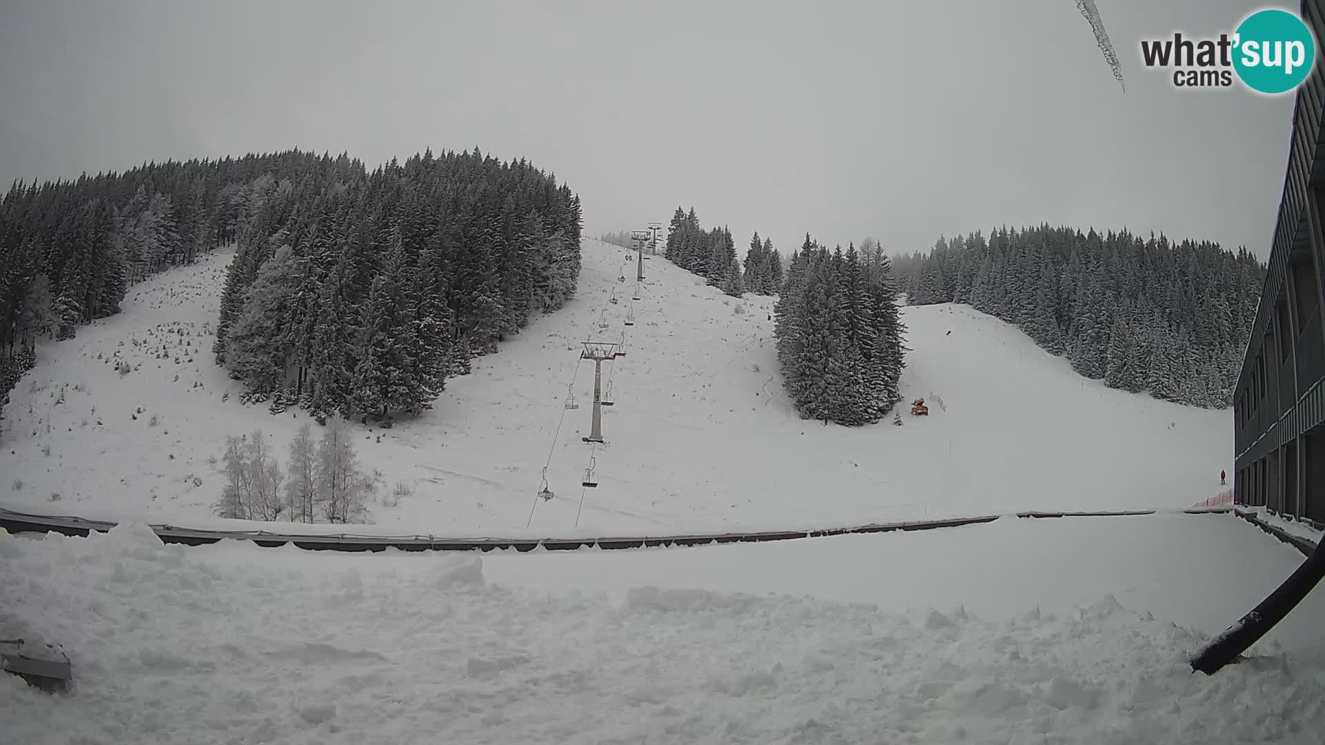 Webcam en direct de la station de ski de GOLTE – vue sur Medvedjak – Slovénie