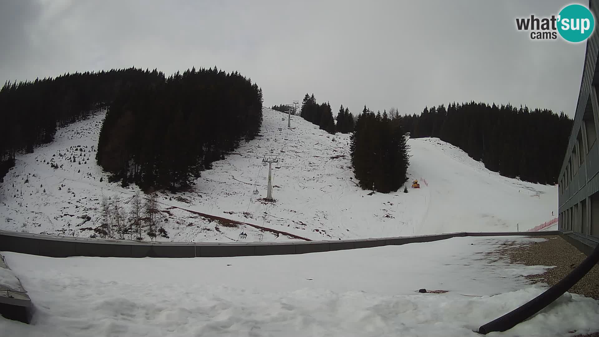 Webcam en direct de la station de ski de GOLTE – vue sur Medvedjak – Slovénie