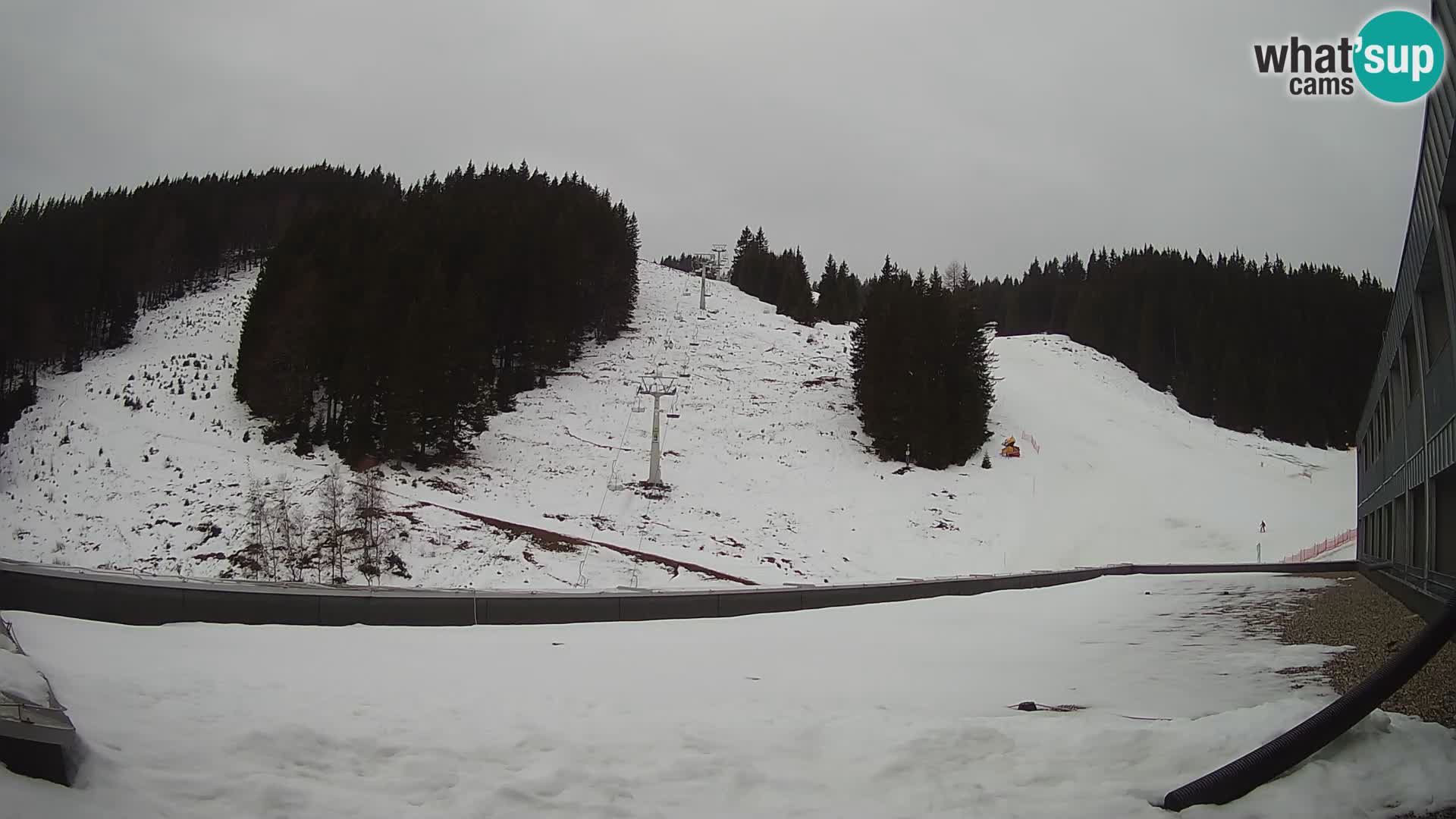 GOLTE Ski resort live webcam – view to Medvedjak – Slovenia