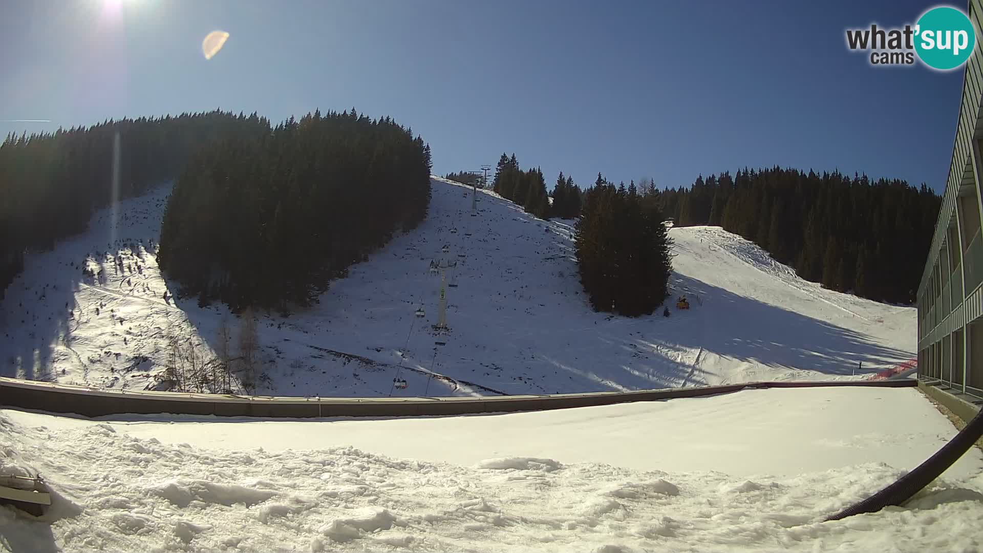 GOLTE Skigebiet webcam – Schöne Aussicht auf Medvedjak – Slowenien