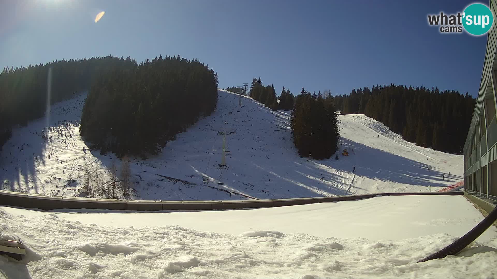 GOLTE Skigebiet webcam – Schöne Aussicht auf Medvedjak – Slowenien