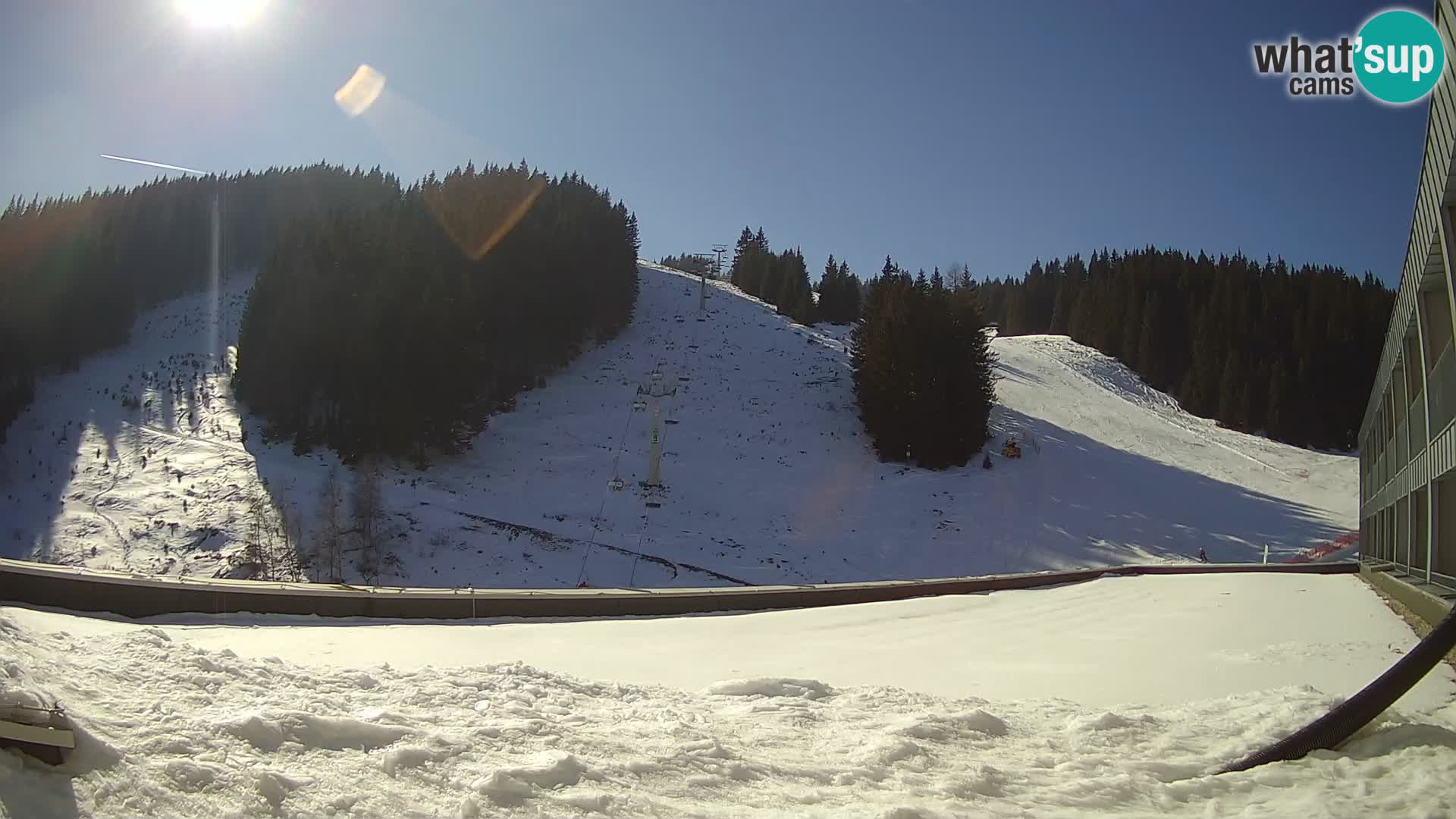 GOLTE Skigebiet webcam – Schöne Aussicht auf Medvedjak – Slowenien