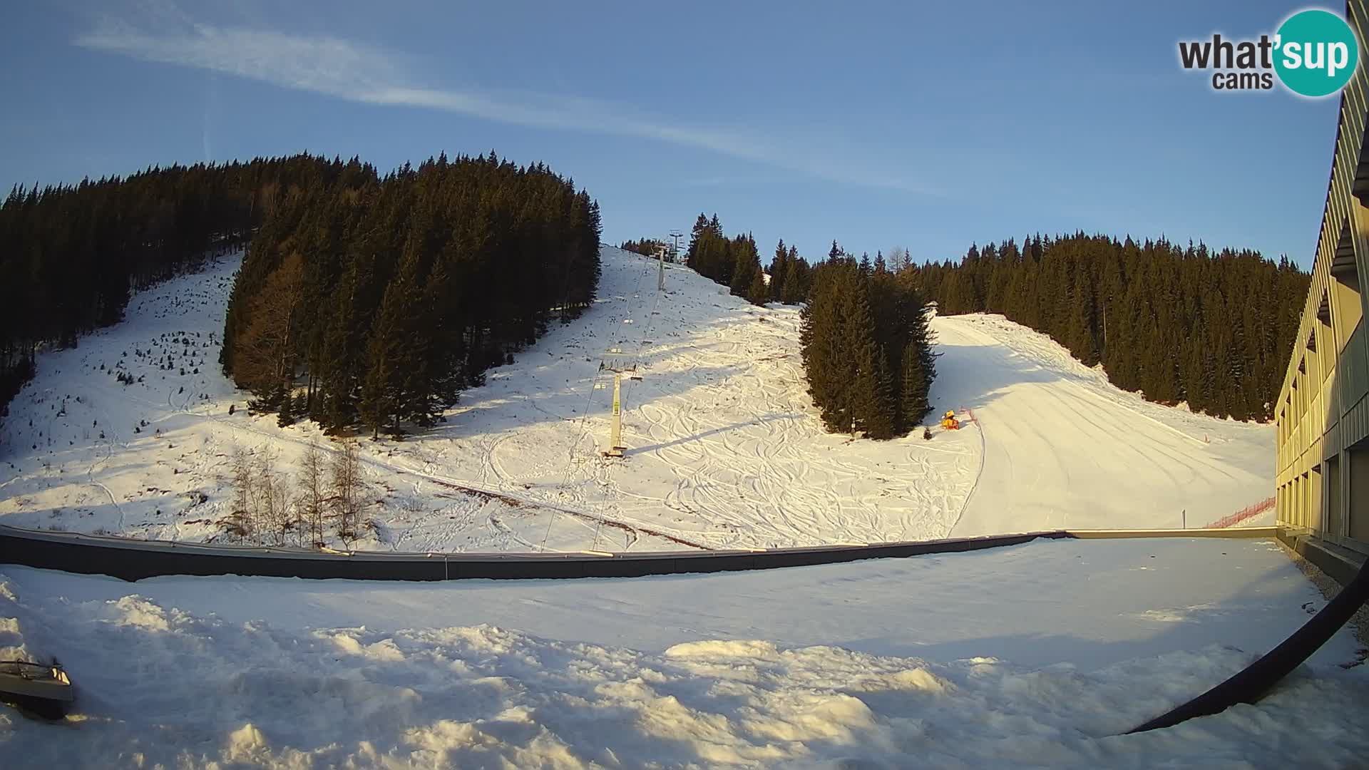 GOLTE Ski resort live webcam – view to Medvedjak – Slovenia