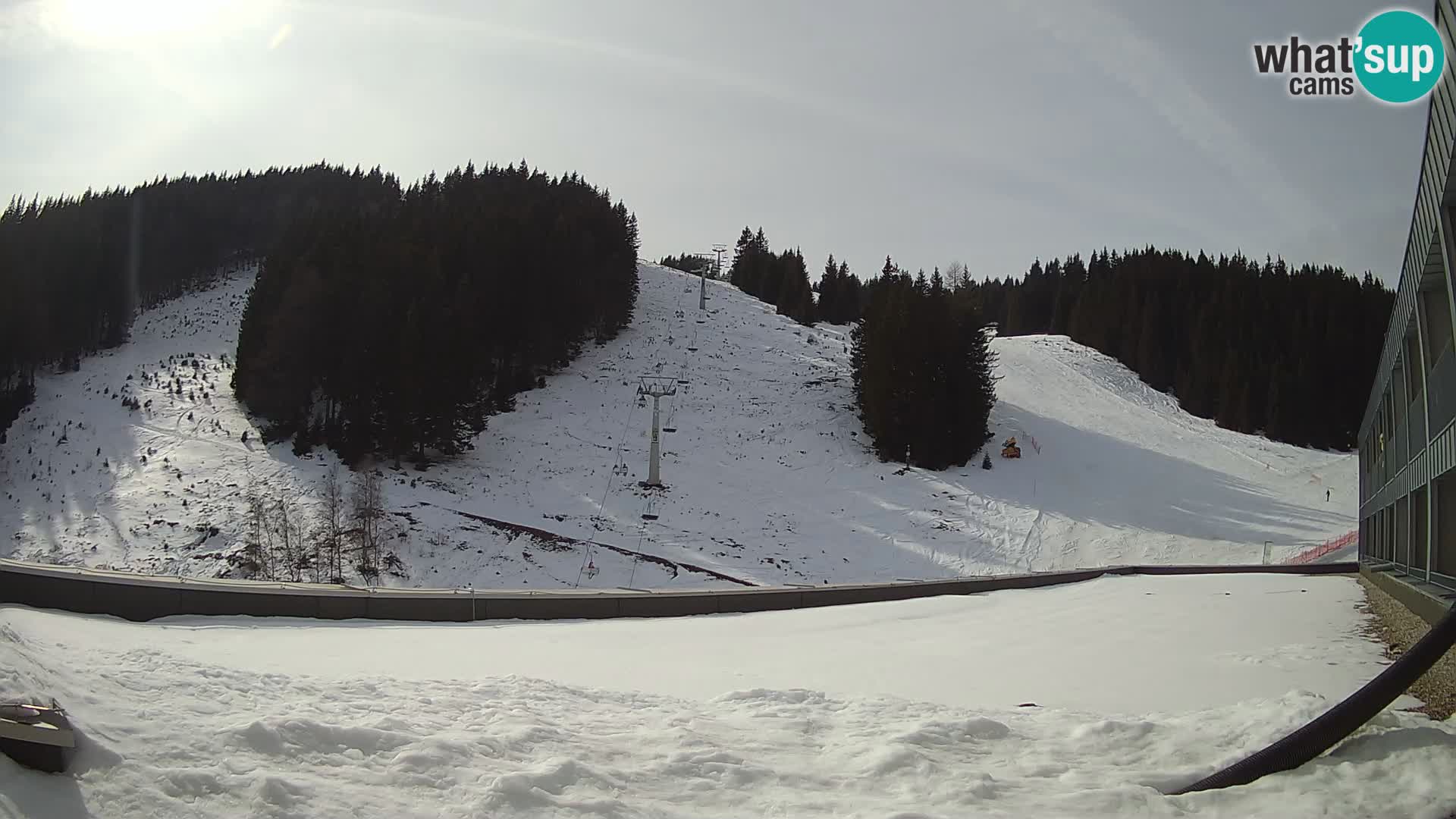 Webcam en direct de la station de ski de GOLTE – vue sur Medvedjak – Slovénie