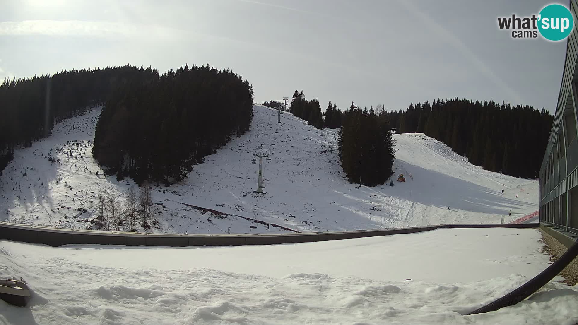 GOLTE Ski resort live webcam – view to Medvedjak – Slovenia