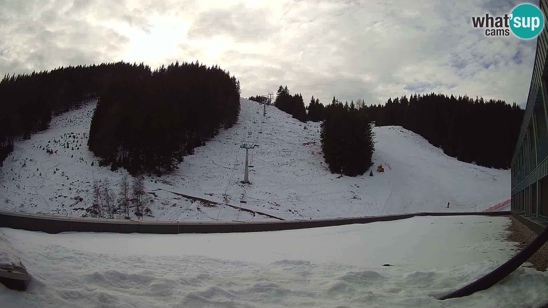 GOLTE Ski resort live webcam – view to Medvedjak – Slovenia