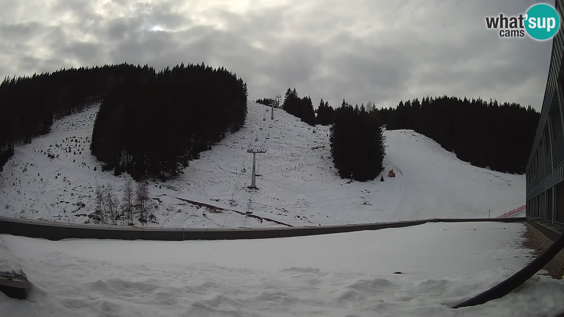 Webcam en direct de la station de ski de GOLTE – vue sur Medvedjak – Slovénie