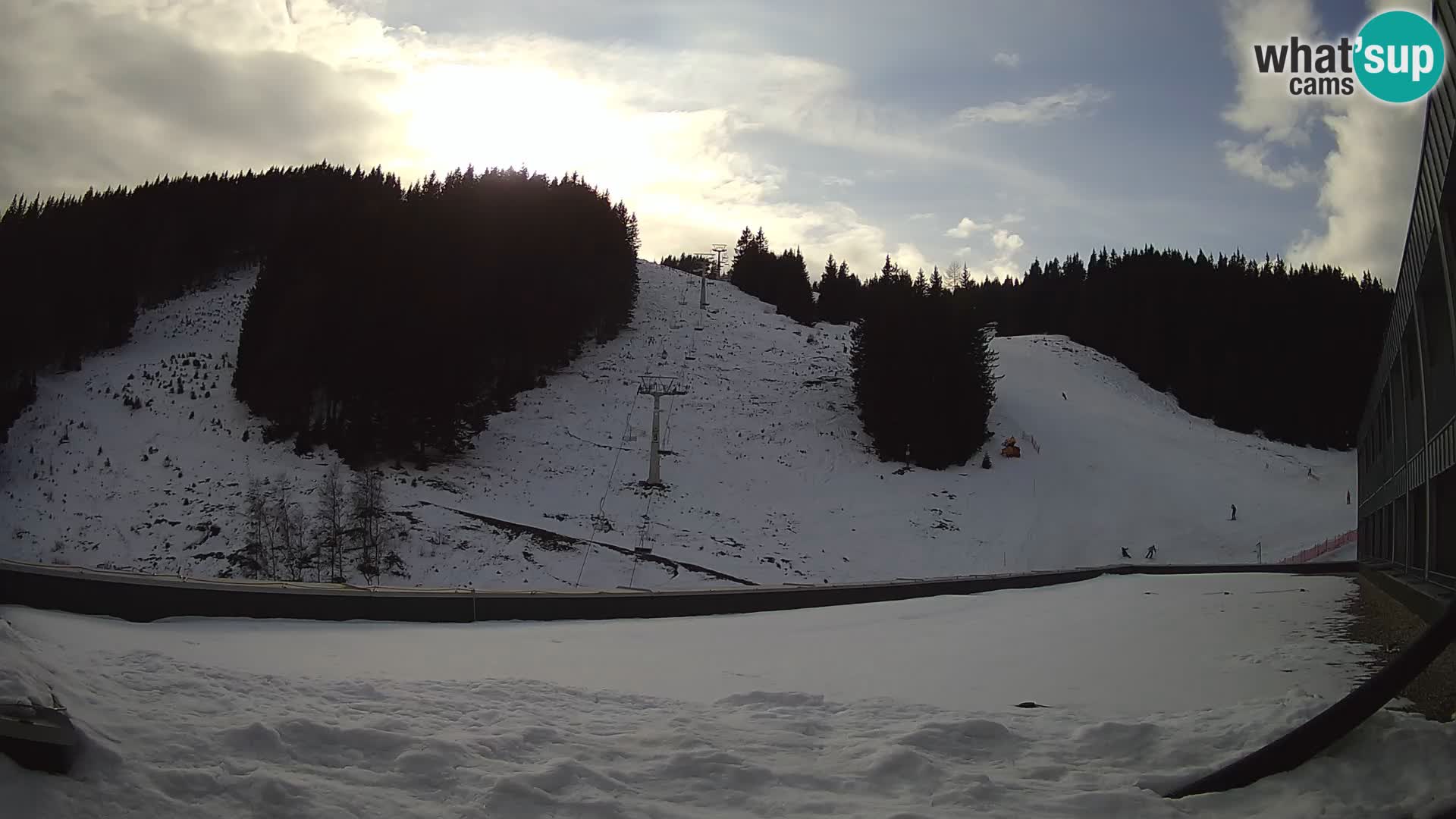 GOLTE Ski resort live webcam – view to Medvedjak – Slovenia