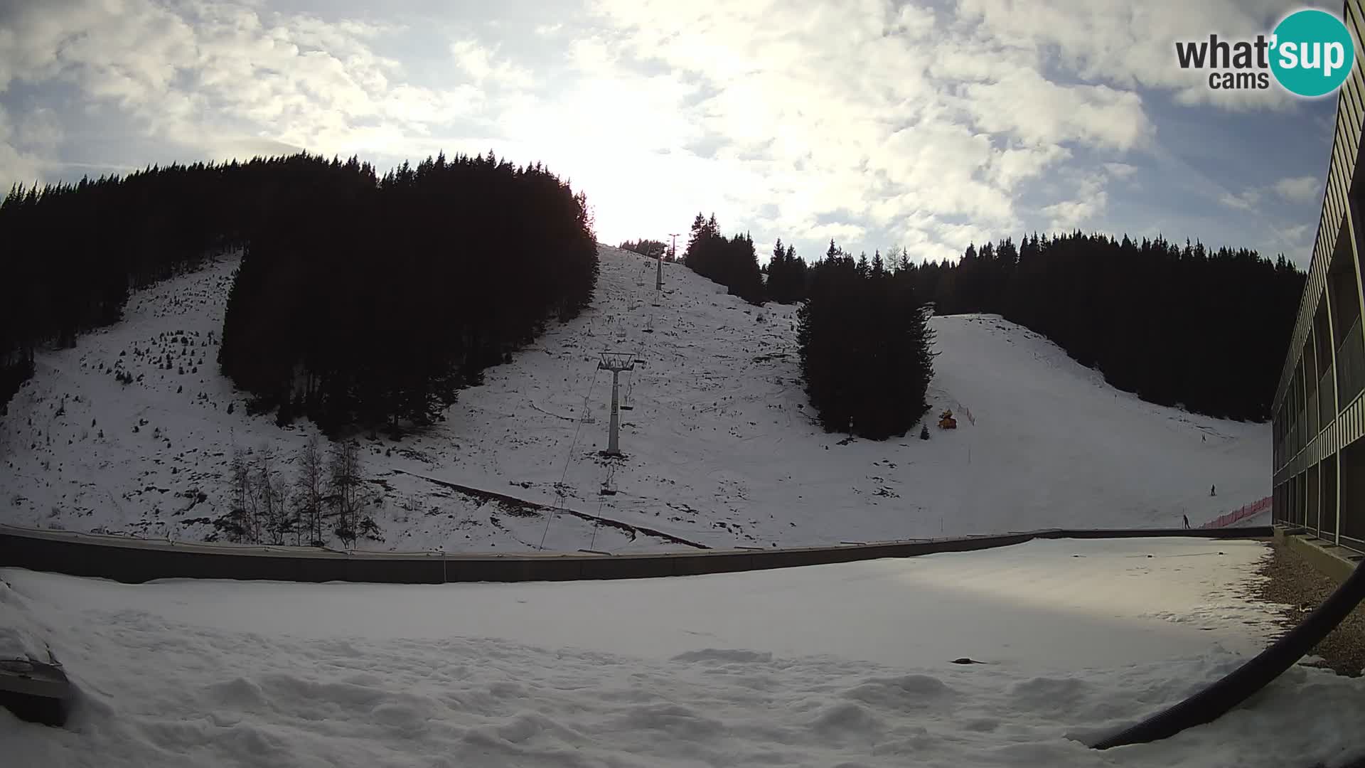 Webcam en direct de la station de ski de GOLTE – vue sur Medvedjak – Slovénie