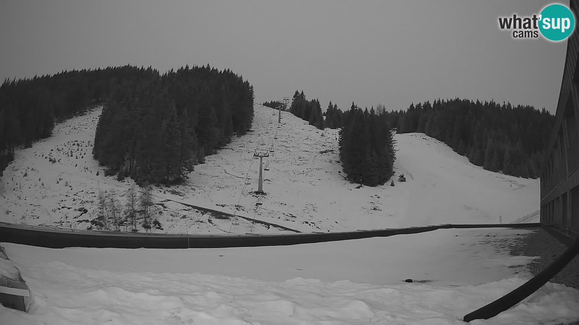 GOLTE skijalište web kamera – pogled na Medvedjak – Slovenija