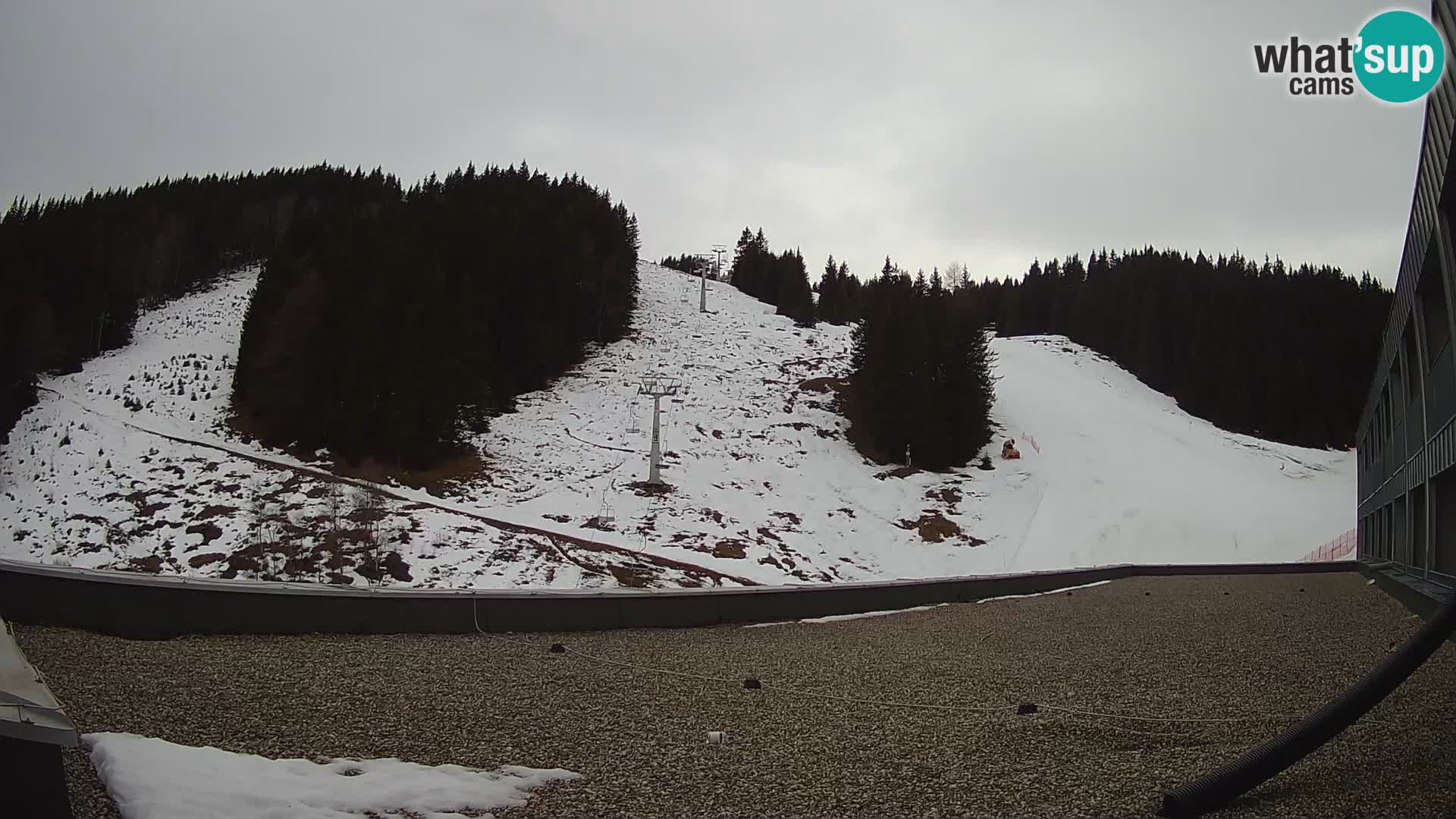 Webcam en direct de la station de ski de GOLTE – vue sur Medvedjak – Slovénie