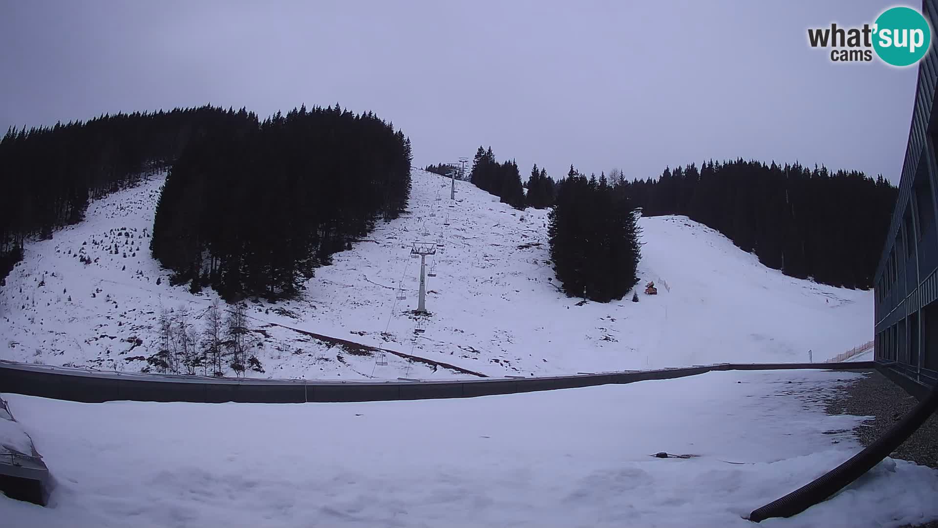 GOLTE Skigebiet webcam – Schöne Aussicht auf Medvedjak – Slowenien