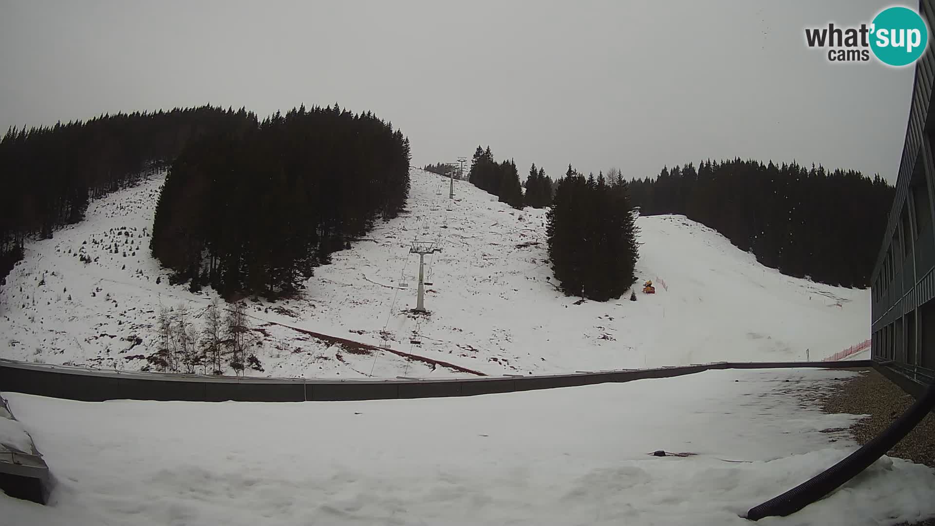 GOLTE Ski resort live webcam – view to Medvedjak – Slovenia