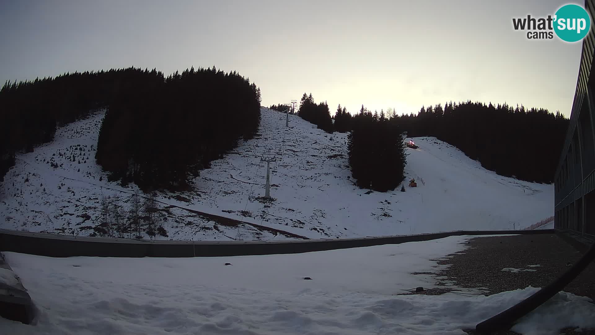 Cámara web en vivo de la estación de esquí GOLTE – vista a Medvedjak – Eslovenia